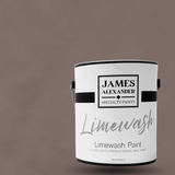 Cacao - Brown Limewash Wall Paint