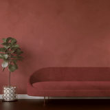 Fusa Red Limewash Paint Wall