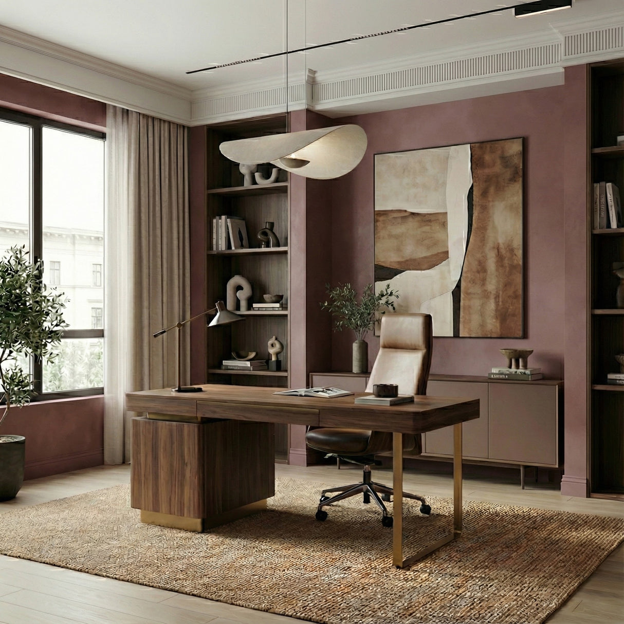 Terra Oscura - Brown Limewash Wall Paint